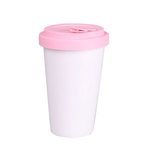 Tazza Freedom Lock 280ml bianco/rosa