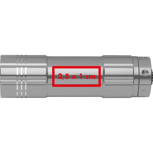 6 COB metal torch Montargis