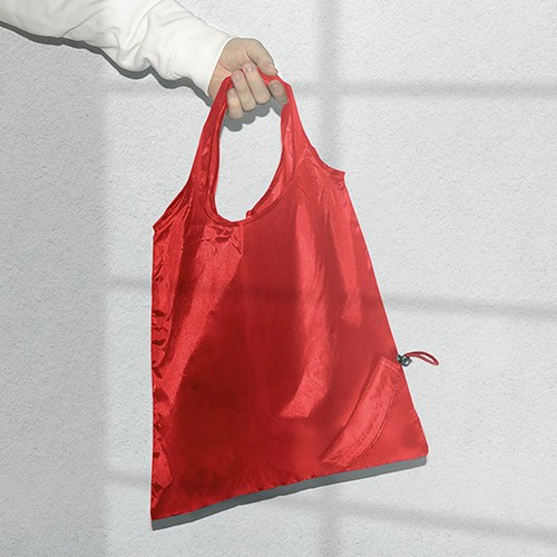 Borsa pieghevole in poliestere Violette