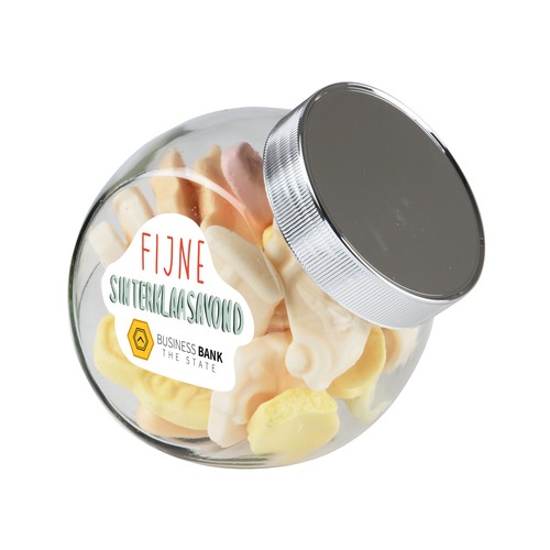 Medium glass jar 0,9 liter Medium glass jar 0,9 liter