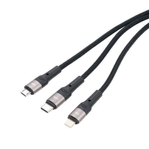 Power Charging Cable 3 In 1 TROIKA DREIZACK PRO