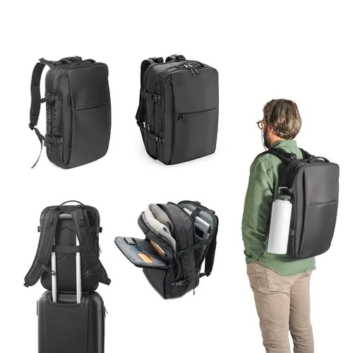 DALLAS. High-density recycled 600D polyester travel backpack for 17'3" laptop DALLAS. High-density recycled 600D polyester travel backpack for 17'3" laptop
