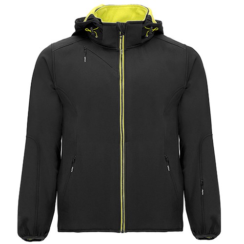 Softshell con cerniera e cappuccio SIBERIA