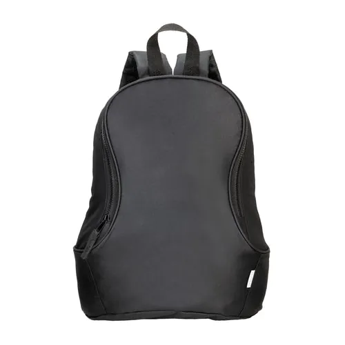 Sac à dos en polyester recyclé R-PET avec bretelles rembourrées réglables Sac à dos en polyester recyclé R-PET avec bretelles rembourrées réglables