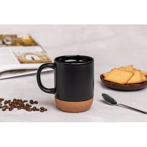 Ceramic Mug with Cork Ground Ceramic Mug with Cork Ground