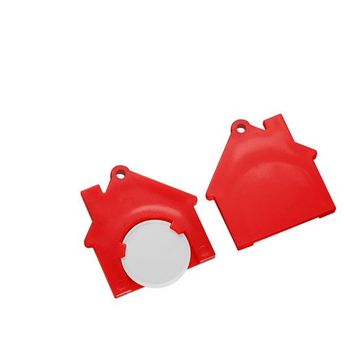 Chip holder with 1€ chip "house"