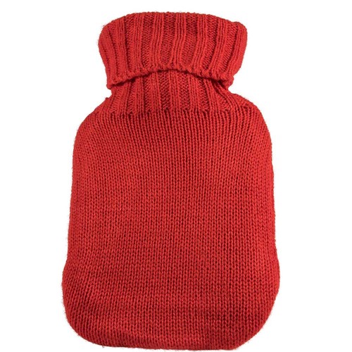 Mini hot-water bottle - with paper band Mini hot-water bottle - with paper band