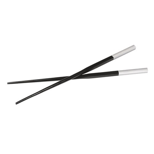 CHOPSTICK - WOOD & CHROMED SET 2pc CHOPSTICK - WOOD & CHROMED SET 2pc