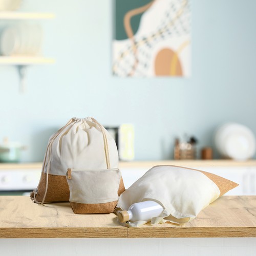 BOLSA DE ALGODÓN (135 g/m²) Y CORCHO