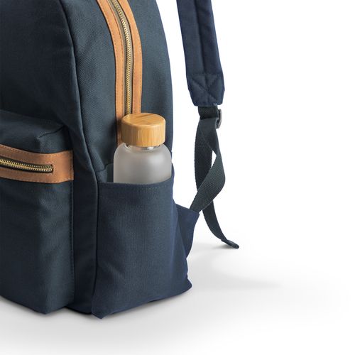 Mochila de lona reciclada con compartimento acolchado para el portátil Mochila de lona reciclada con compartimento acolchado para el portátil