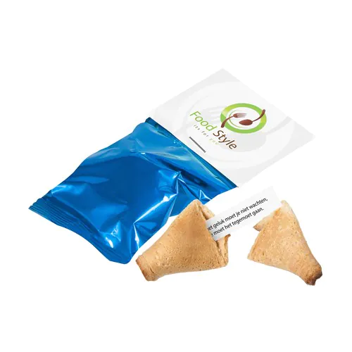 Biscuit de fortune avec carte à en-tête