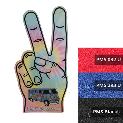 Waving Glove Peace Hand Waving Glove Peace Hand
