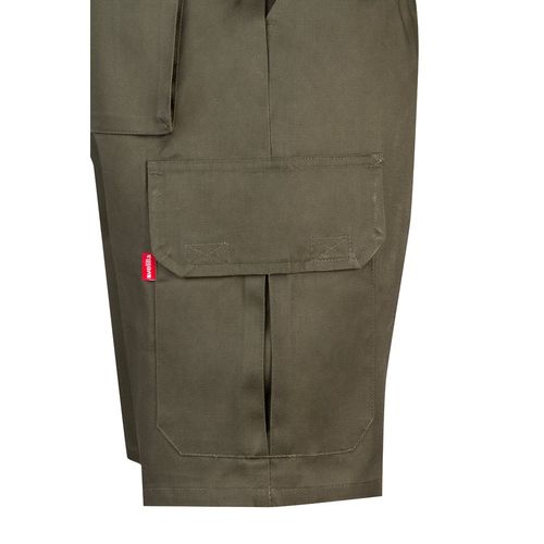 VL CHIONE. Bermuda sergé, multipoches (200g/m²), en coton (35%) et polyester (65%)