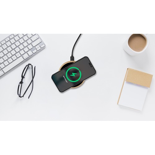 15W eco wireless base FSC® 100% Bamboo