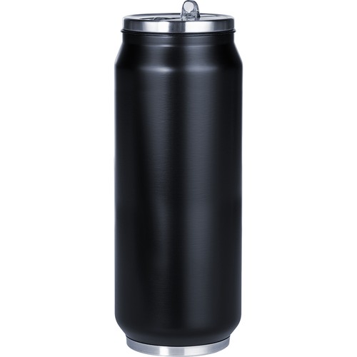 BOUTEILLE THERMIQUE 500 ML EN FORME DE CANETTE A DOUBLE PAROI ISOLANTE EN ACIER ET PLASTIQUE BOUTEILLE THERMIQUE 500 ML EN FORME DE CANETTE A DOUBLE PAROI ISOLANTE EN ACIER ET PLASTIQUE