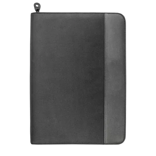 Pochette porte-documents en microfibre et simili cuir. Poche interne Pochette porte-documents en microfibre et simili cuir. Poche interne