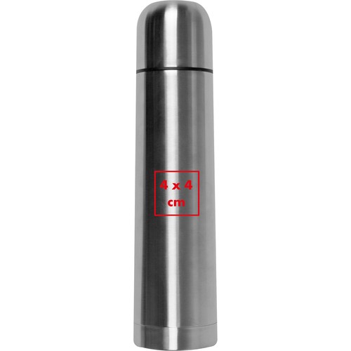 Termo de acero inoxidable.