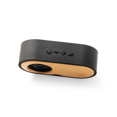 TILLY. Portable 3W speaker with 5h battery life made from bamboo and recycled ABS (100% rABS)