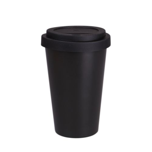 Beker Freedom Classic 280ml satijnzwart/zwart Beker Freedom Classic 280ml satijnzwart/zwart