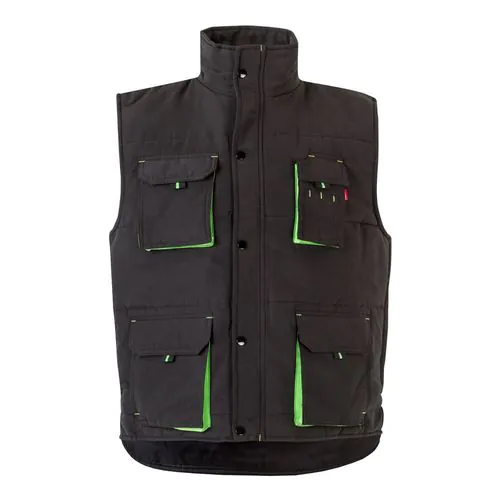 VL NERGAL. Padded vest, two-tone, multi-pocket (120g/m²), in polyester (100%) VL NERGAL. Padded vest, two-tone, multi-pocket (120g/m²), in polyester (100%)