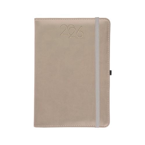 Agenda journalier 2026, couverture rigide en PU thermocollé avec piqûres sur les bords Agenda journalier 2026, couverture rigide en PU thermocollé avec piqûres sur les bords