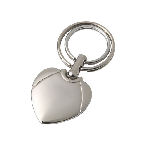 KEYCHAIN HEART WITH TWO RINGS KEYCHAIN HEART WITH TWO RINGS