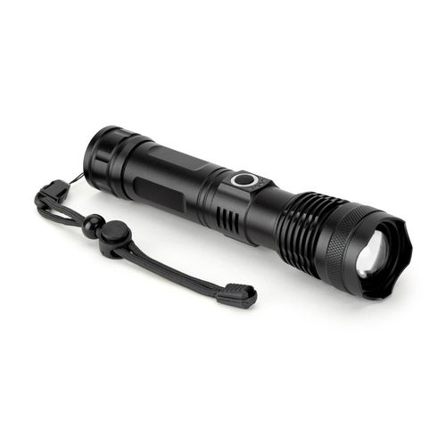 YVIAN. Rechargeable 10 W torch made from aluminium (100% rAL)