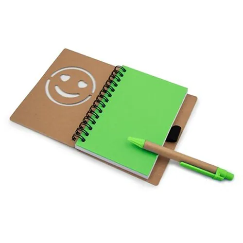 Notebook approx. B7 "smiling face" with ball pen | Dylan Notebook approx. B7 "smiling face" with ball pen | Dylan