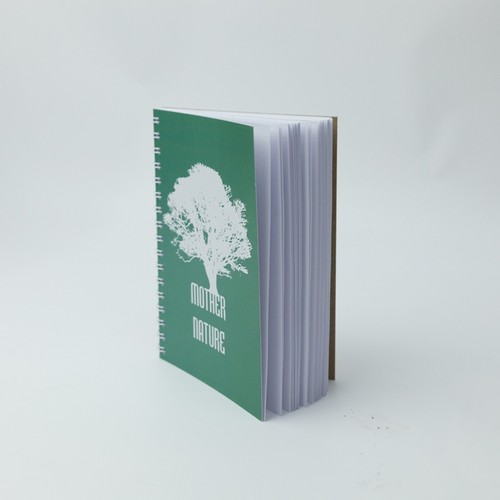 A6 SPIRAL BLOCK ON CUSTOMIZABLE RECYCLED PAPER A6 SPIRAL BLOCK ON CUSTOMIZABLE RECYCLED PAPER
