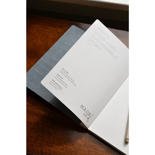 Recycled Textile Refillable Paper Notebook A5