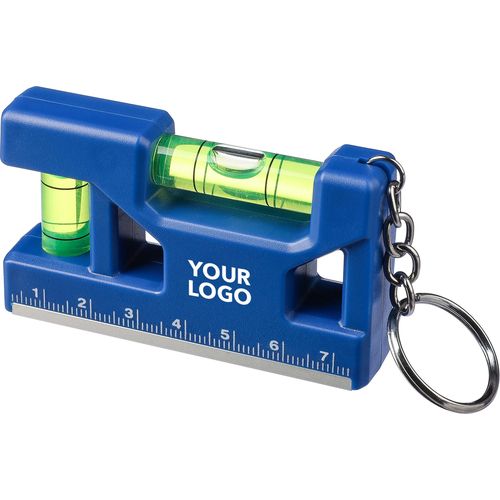 Recycled ABS spirit level keychain Indira