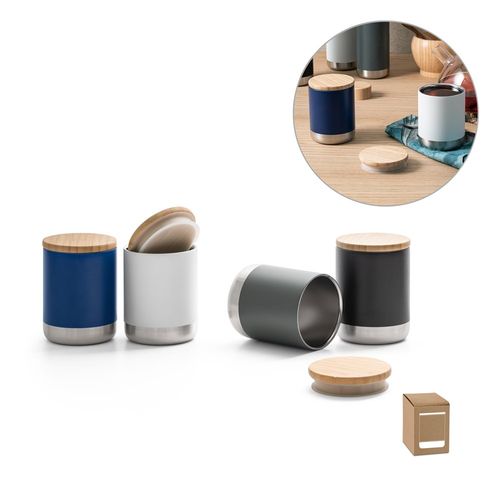 NORRE TUMBLER. Kubek wykonany ze stali nierdzewnej (36% z recyklingu) o podwójnych ściankach 370 ml NORRE TUMBLER. Kubek wykonany ze stali nierdzewnej (36% z recyklingu) o podwójnych ściankach 370 ml