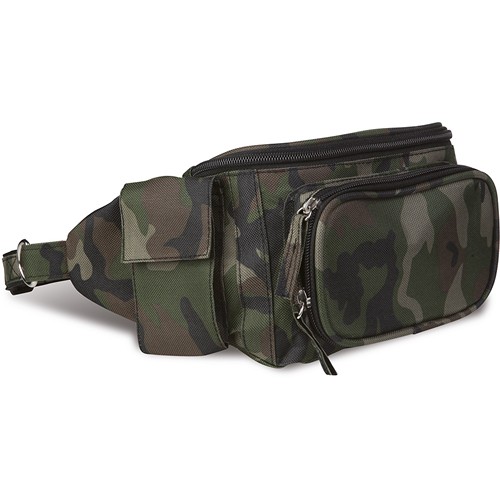 MULTI-POCKET 600D POLYESTER WAIST-BAG CAMOUFLAGE MULTI-POCKET 600D POLYESTER WAIST-BAG CAMOUFLAGE