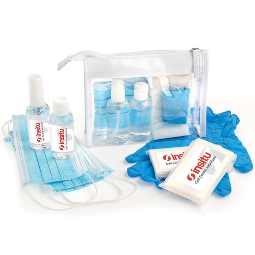 Emergency Breakdown Kit in a Clear PVC White Trim Bag Emergency Breakdown Kit in a Clear PVC White Trim Bag
