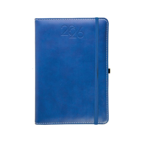 Agenda journalier 2026, couverture rigide en PU thermocollé avec piqûres sur les bords Agenda journalier 2026, couverture rigide en PU thermocollé avec piqûres sur les bords
