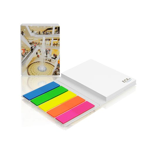 Sticky notes set in softcover Sticky notes set in softcover