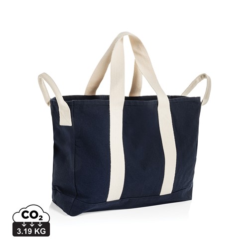 BEAU AWARE™ Beach bag 400gsm recycled canvas, with side hand BEAU AWARE™ Beach bag 400gsm recycled canvas, with side hand