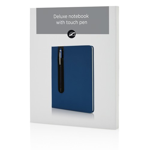 Libreta A5 PU básica con bolígrafo táctil Libreta A5 PU básica con bolígrafo táctil