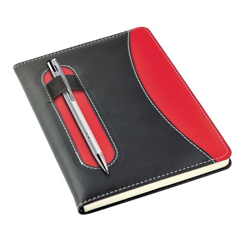 BLOC-NOTES ROUGE/NOIR (SANS BOITE)