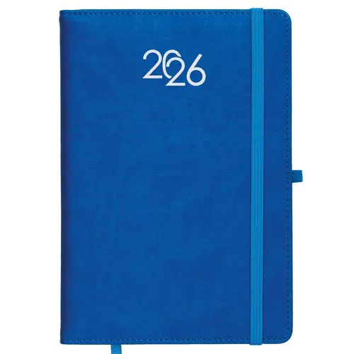 Agenda journalier 2026, couverture rigide en PU thermocollé avec piqûres sur les bords Agenda journalier 2026, couverture rigide en PU thermocollé avec piqûres sur les bords