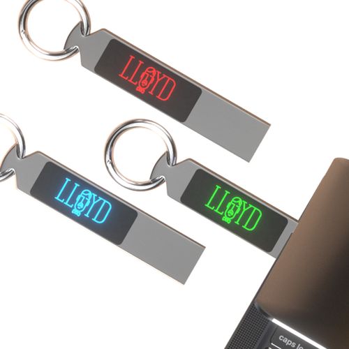 Chiave USB con logo LED Lamp