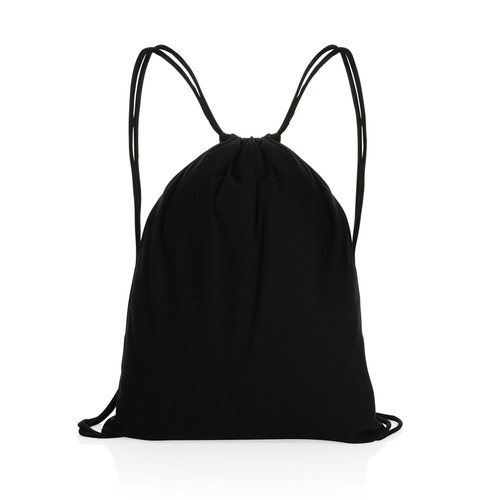Impact AWARE™ recycled cotton drawstring backpack 145g Impact AWARE™ recycled cotton drawstring backpack 145g