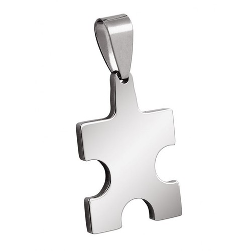 PENDANT STEEL PUZZLE 16x25mm