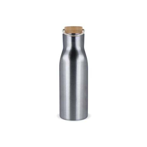 Botella térmica con tapón de bambú 500ml
