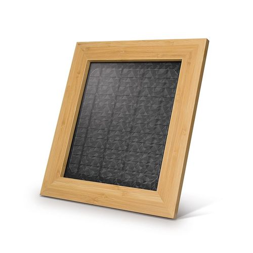 BAMBOO SOLAR FRAME WITH CHARGER BAMBOO SOLAR FRAME WITH CHARGER
