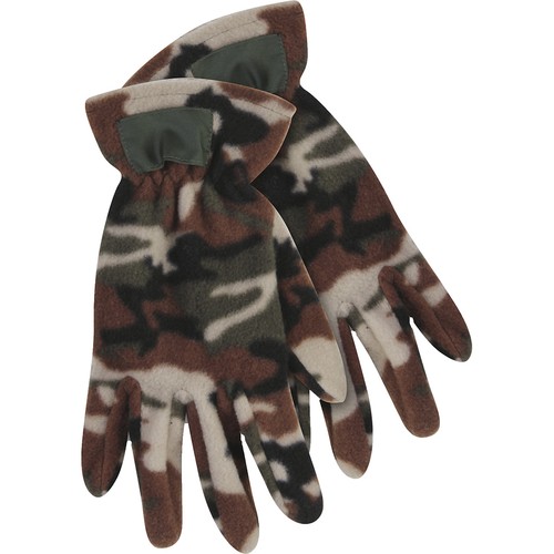 CAMOUFLAGE SYNTHETIC FLEECE GLOVES (220 g/m²)