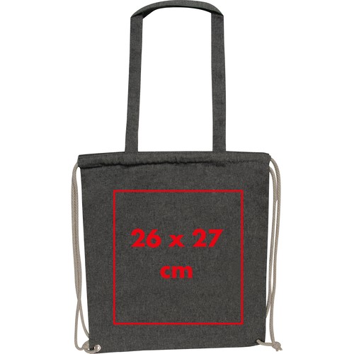 Bolsa de algodón reciclado Addison Bolsa de algodón reciclado Addison