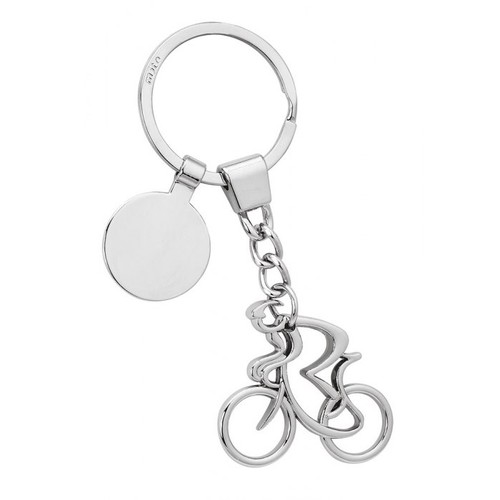 STYLIZED BIKE KEY RING WITH TOKEN