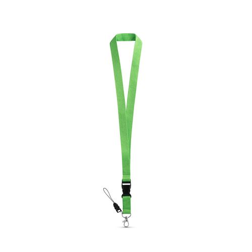 ANQUETIL. Polyester lanyard with metal carabiner ANQUETIL. Polyester lanyard with metal carabiner
