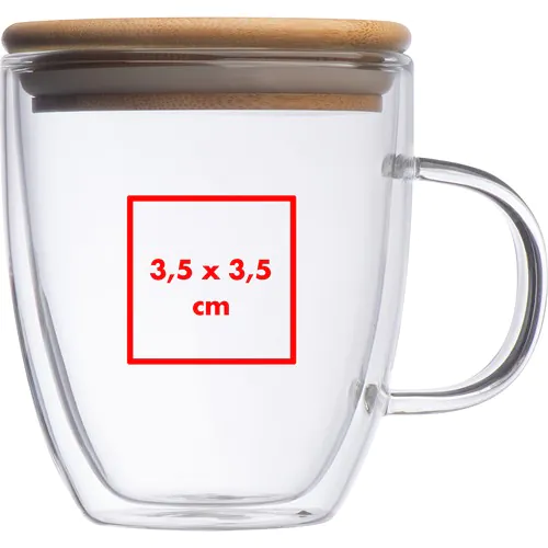 Double-walled glass cup Gerthe